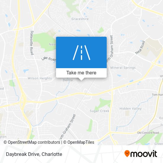 Mapa de Daybreak Drive