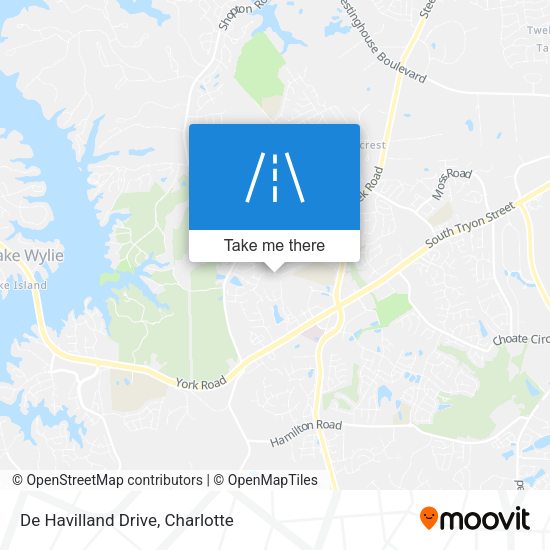 De Havilland Drive map