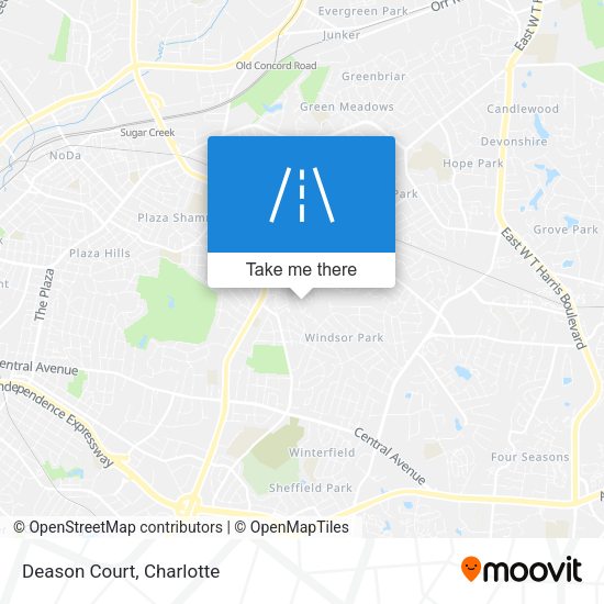 Mapa de Deason Court