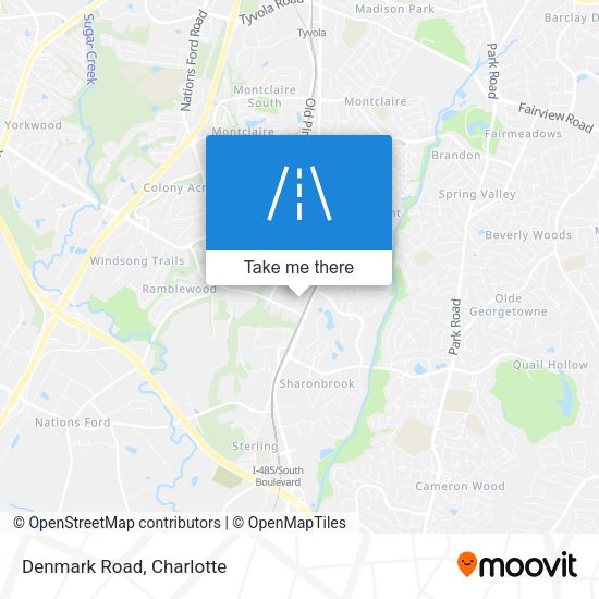 Mapa de Denmark Road