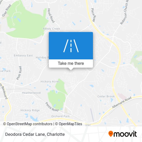 Mapa de Deodora Cedar Lane
