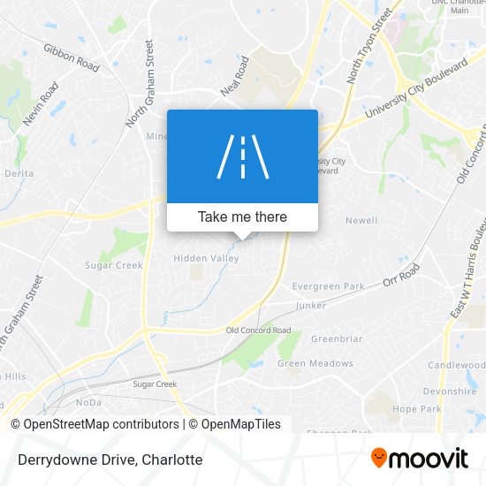 Mapa de Derrydowne Drive