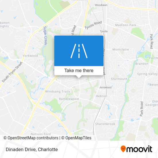 Mapa de Dinaden Drive