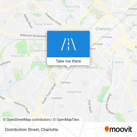 Mapa de Distribution Street