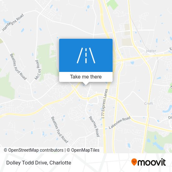 Dolley Todd Drive map