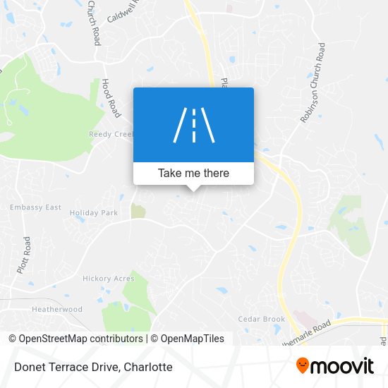 Donet Terrace Drive map