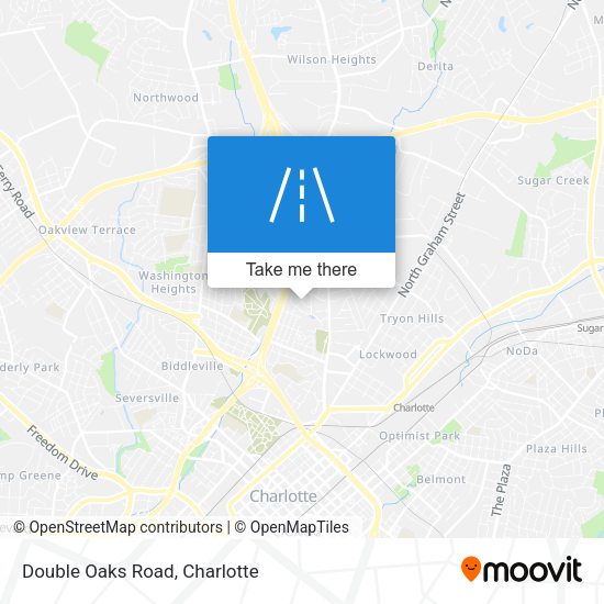Double Oaks Road map