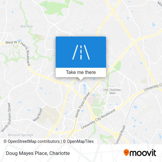 Mapa de Doug Mayes Place