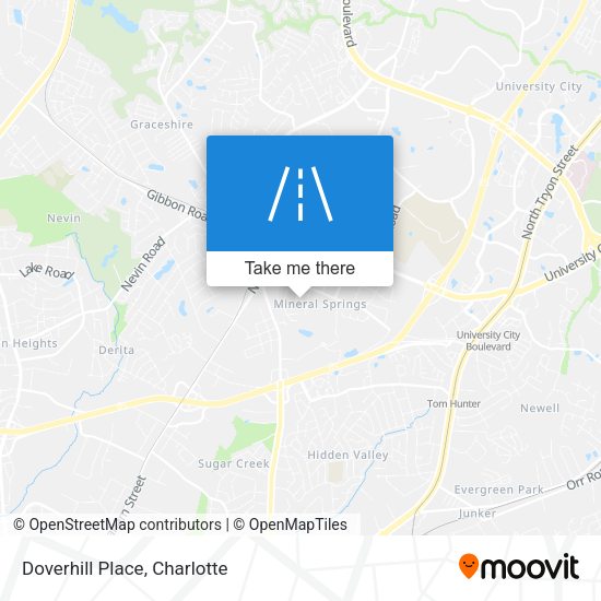 Mapa de Doverhill Place