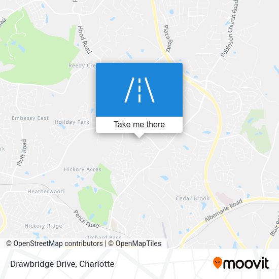 Mapa de Drawbridge Drive