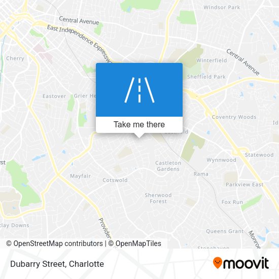 Mapa de Dubarry Street