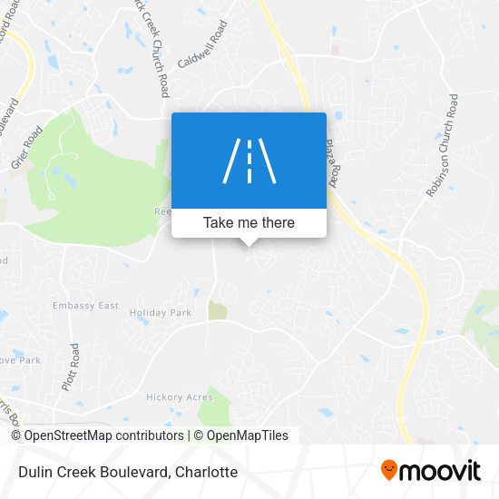 Dulin Creek Boulevard map