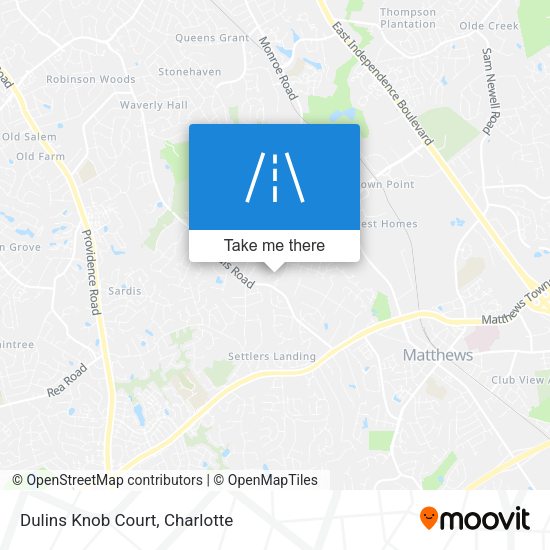 Mapa de Dulins Knob Court