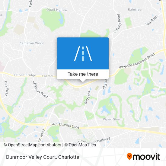 Dunmoor Valley Court map