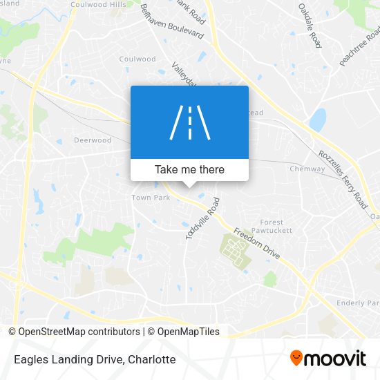 Eagles Landing Drive map