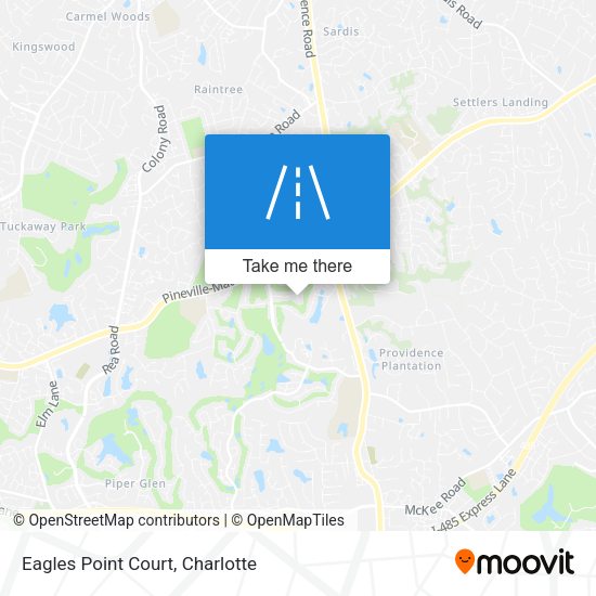 Mapa de Eagles Point Court