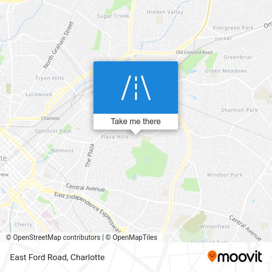 Mapa de East Ford Road
