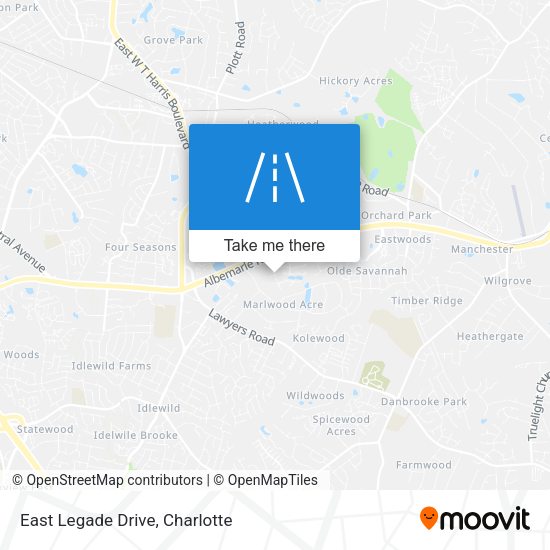 East Legade Drive map