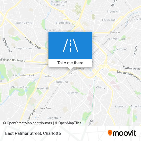 East Palmer Street map
