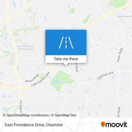 East Providence Drive map