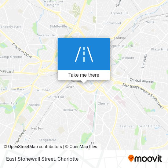 Mapa de East Stonewall Street