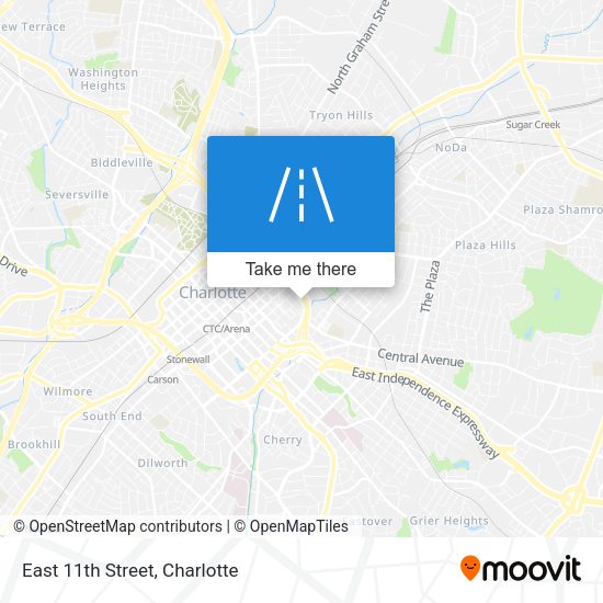 Mapa de East 11th Street