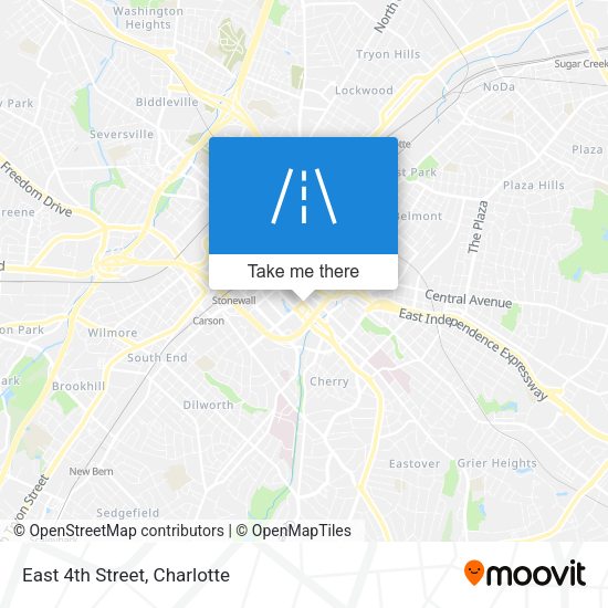 Mapa de East 4th Street