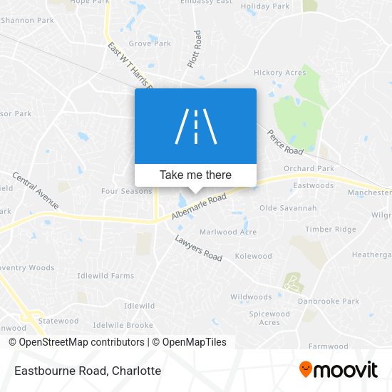 Mapa de Eastbourne Road