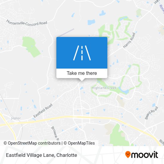Eastfield Village Lane map