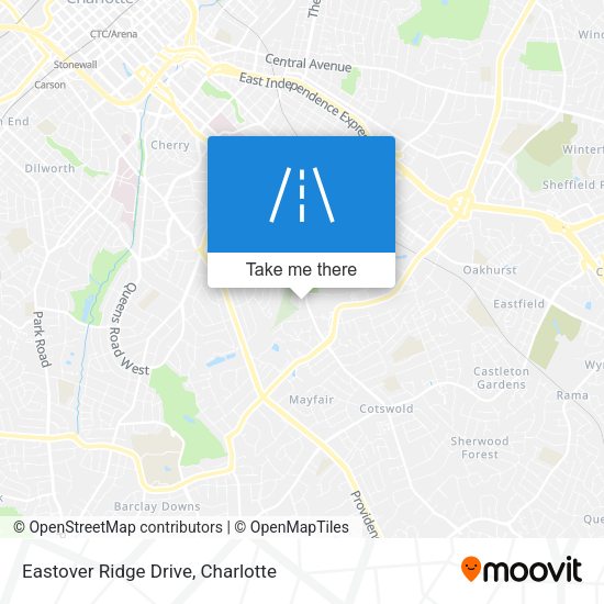 Mapa de Eastover Ridge Drive