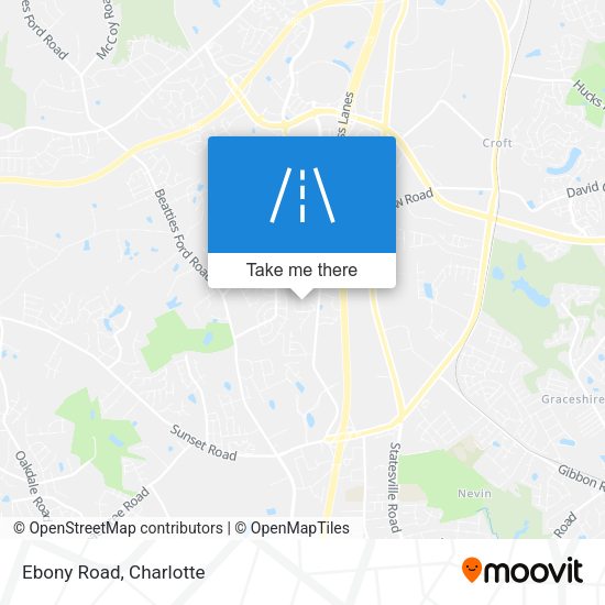 Mapa de Ebony Road