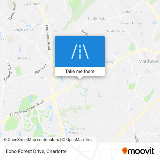 Echo Forest Drive map