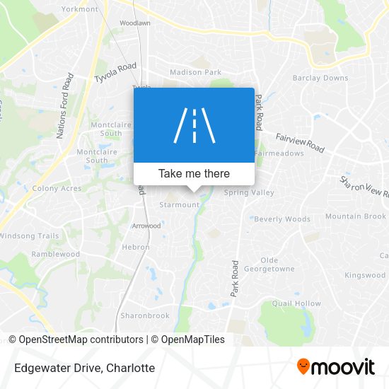 Mapa de Edgewater Drive