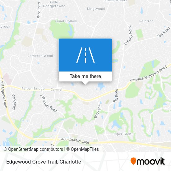 Mapa de Edgewood Grove Trail