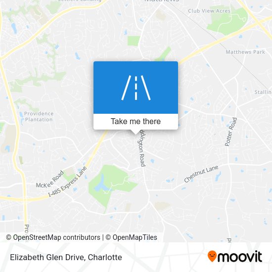 Mapa de Elizabeth Glen Drive