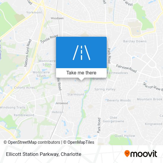 Mapa de Ellicott Station Parkway