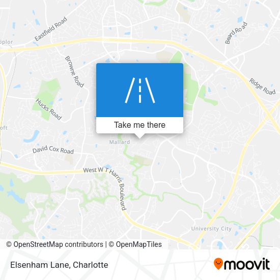Mapa de Elsenham Lane