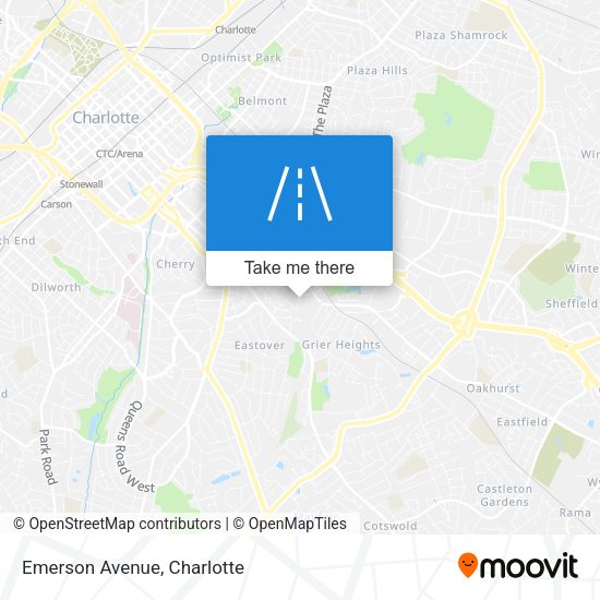 Emerson Avenue map