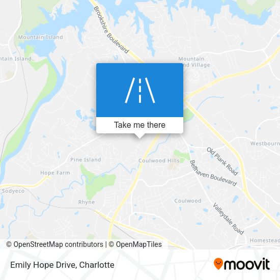 Emily Hope Drive map