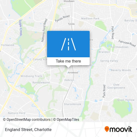 Mapa de England Street