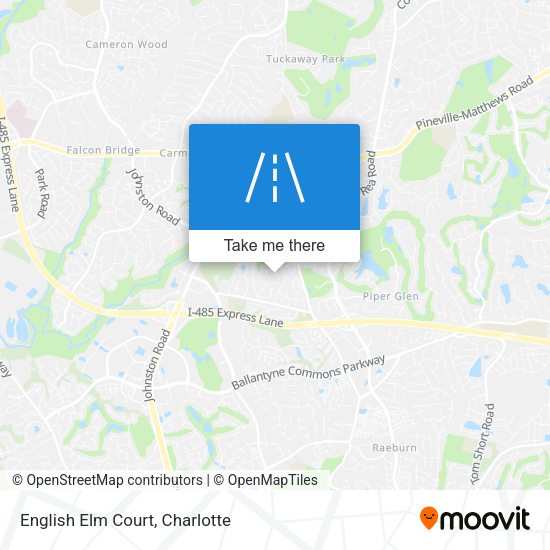 English Elm Court map