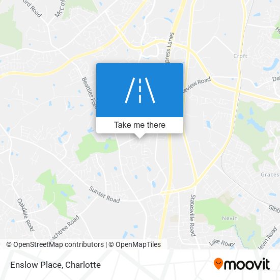 Enslow Place map