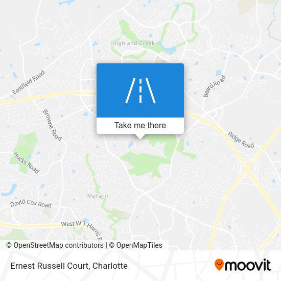 Ernest Russell Court map