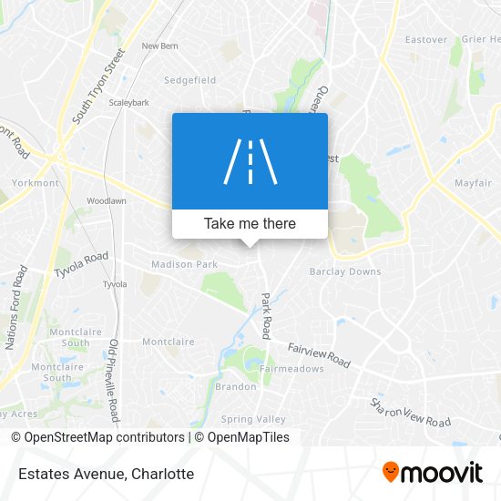 Mapa de Estates Avenue