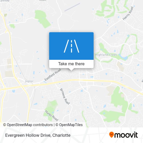 Evergreen Hollow Drive map