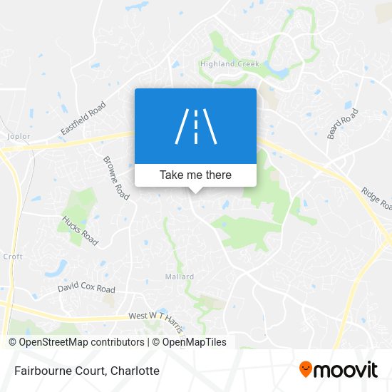 Fairbourne Court map
