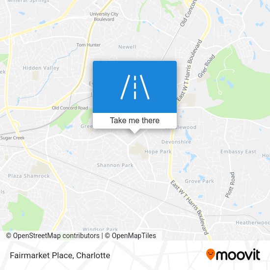 Mapa de Fairmarket Place