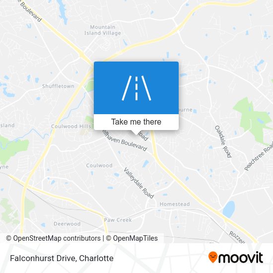 Falconhurst Drive map