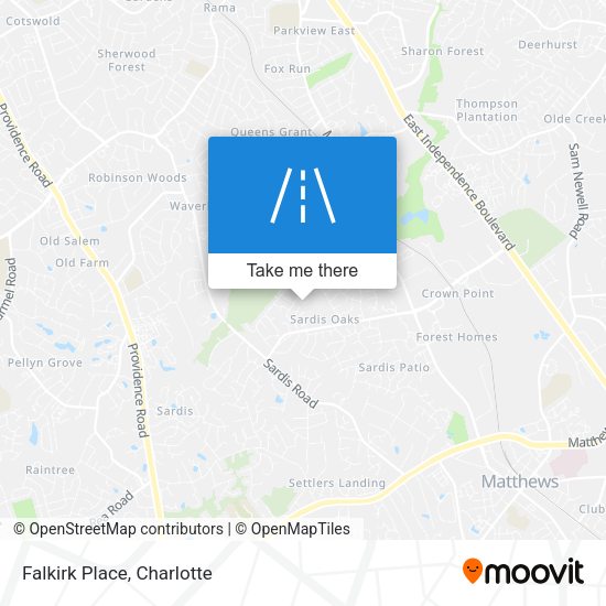 Mapa de Falkirk Place
