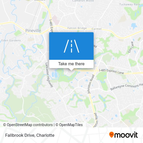 Mapa de Fallbrook Drive
